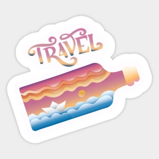 Travel vector illustation Sticker